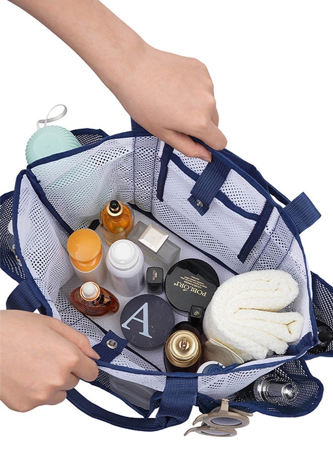 Lemon Breathable Mesh Beach Tote Bag with Pockets, Travel for Pool Cruise Family Picnic Vacation, Lightweight Essentials - Image 3