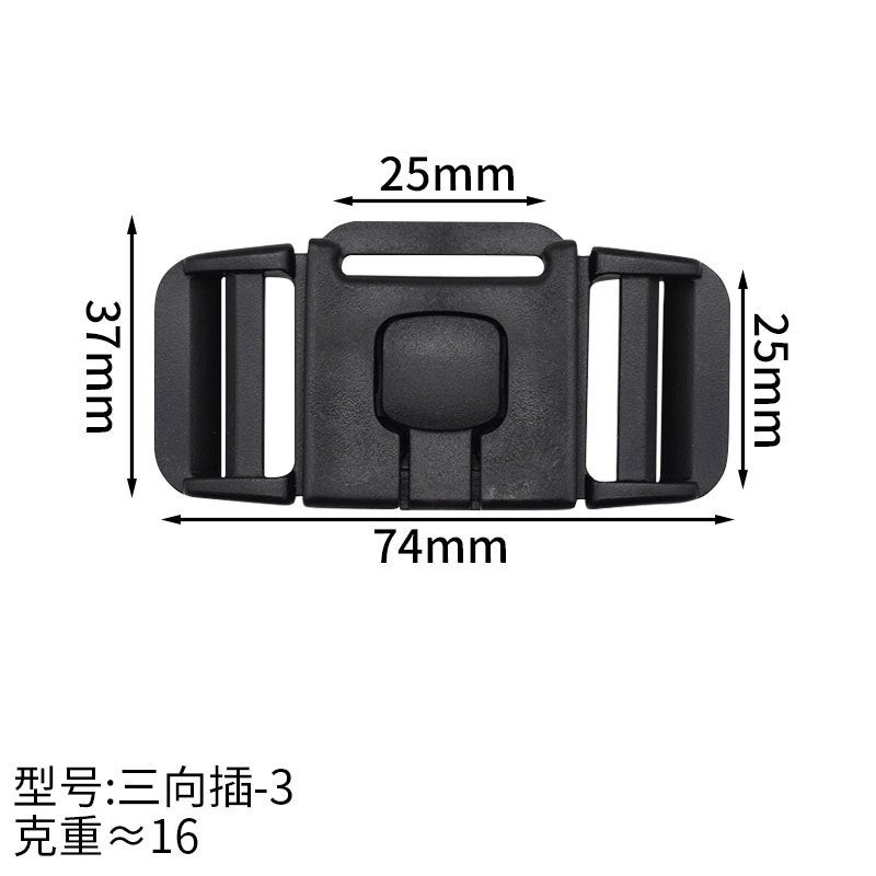 Supply Children'S Car Multi-Directional Buckle Four-Way Adjustable Plastic Buckle Reflective Vest Connection Side Buckle Clip - Image 1