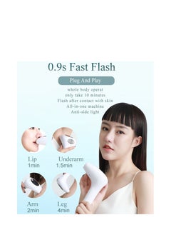 BLAZE IPL Laser Hair Removal Device with Razor and Sunglasses 900000 (White)  - Image 4