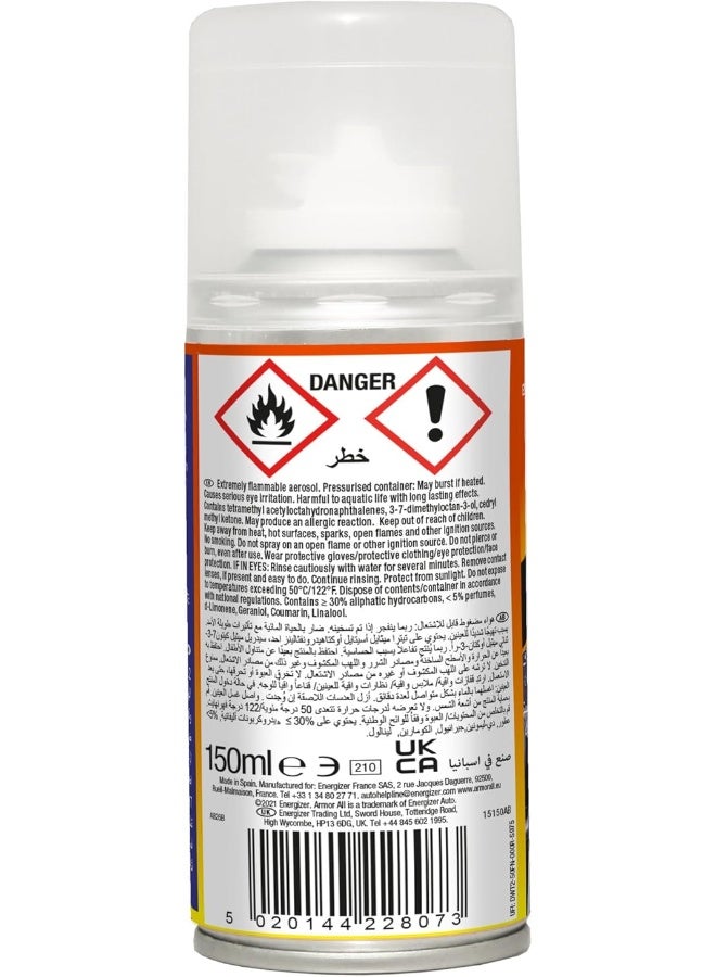 ARMOR ALL AA 150ml Odour Eliminator Fogger – Air Freshener & Sanitizer Spray (Pack of 12) - Image 2