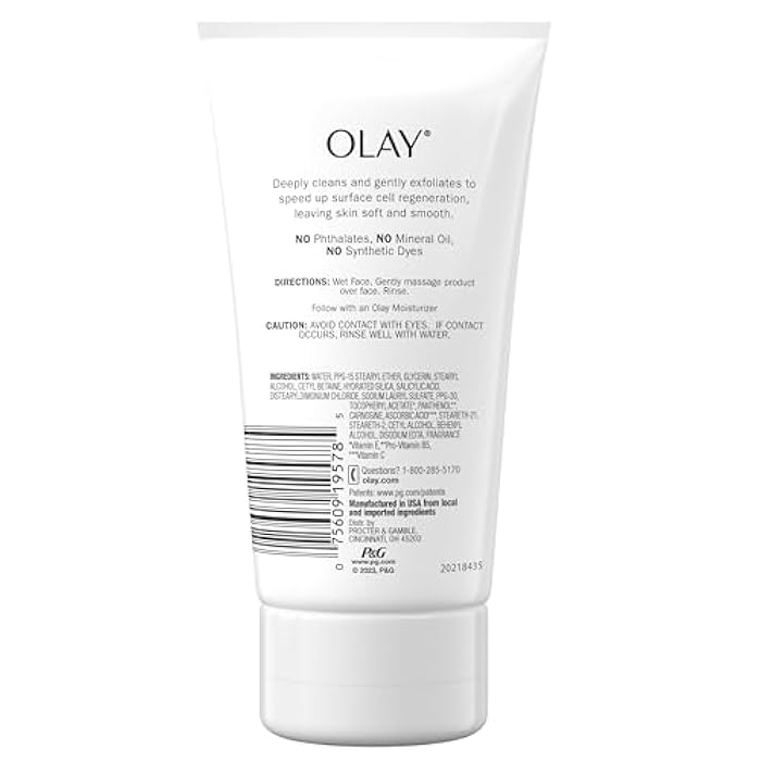 Olay Regenerist Regenerating Cream Cleanser Face Wash, 5 fl oz, Pack of 3 - Image 2
