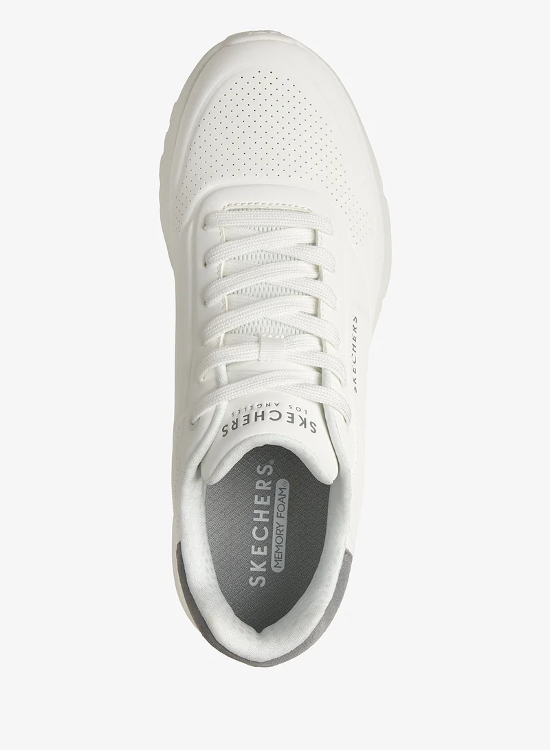 Skechers WHITE DURABUCK Uno Lite for Men | Best Price UAE