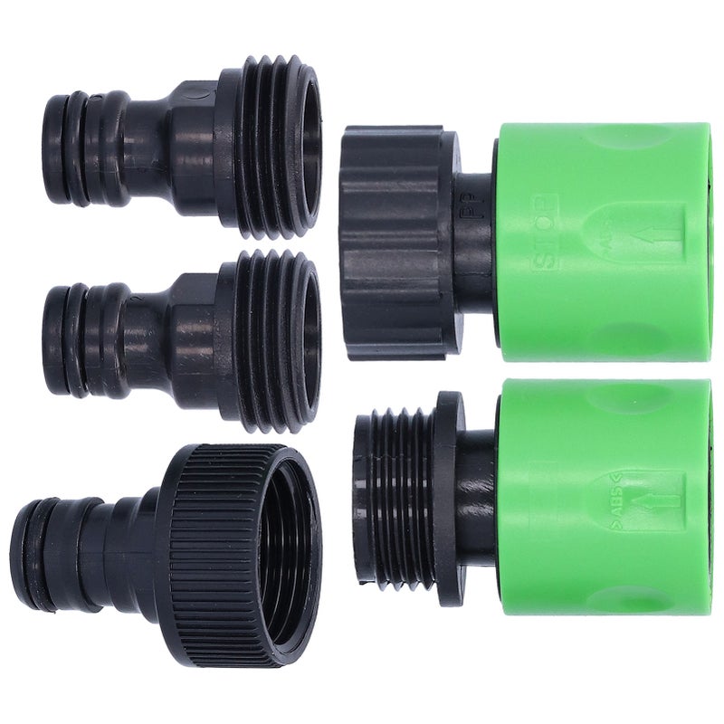 Hose Quick Connector NPT 3/4 Female Male Thread Coupler Nipple for Garden Lawn Irrigation - Image 1