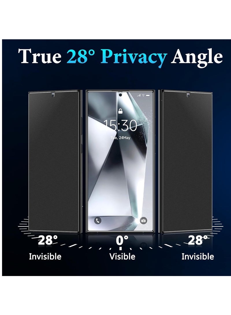 MIGOFAST Samsung Galaxy S21 Ultra MATTE Privacy Screen Protector NOT A Glass  Anti-Spy Black Film Fingerprint Unlock Full Adhesive - Image 2