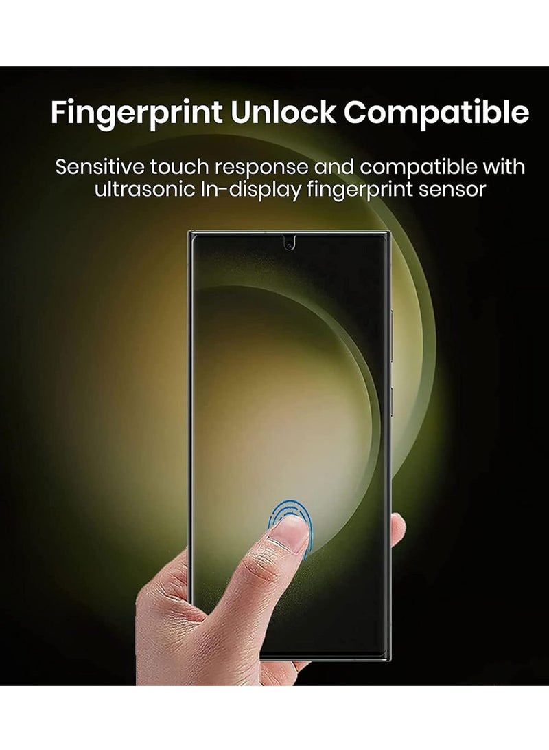 MIGOFAST Samsung Galaxy S21 Ultra MATTE Privacy Screen Protector NOT A Glass  Anti-Spy Black Film Fingerprint Unlock Full Adhesive - Image 3