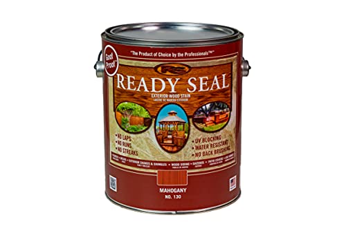 Ready Seal 130 1-Gallon Can Mahogany Exterior Wood Stain and Sealer - Image 1