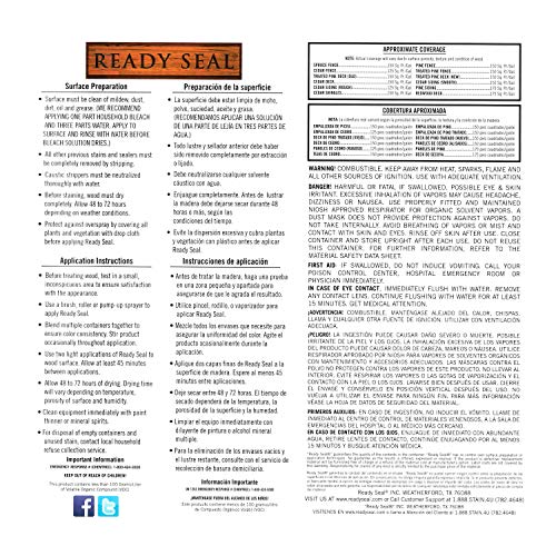 Ready Seal 130 1-Gallon Can Mahogany Exterior Wood Stain and Sealer - Image 4