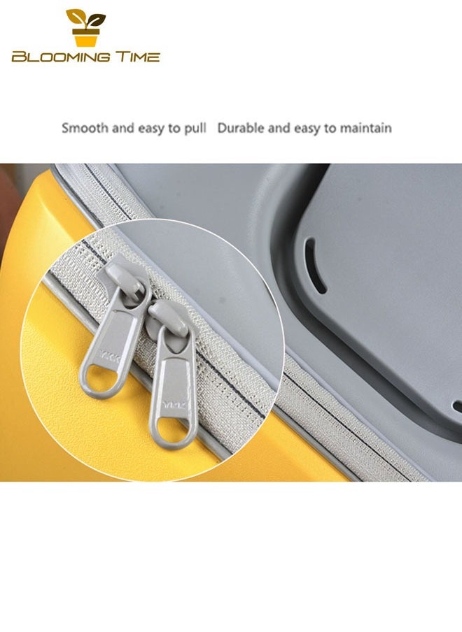 2-in-1 children's luggage, with two universal wheels and customs locks, can be brought on the plane, with a maximum load-bearing capacity of 50KG