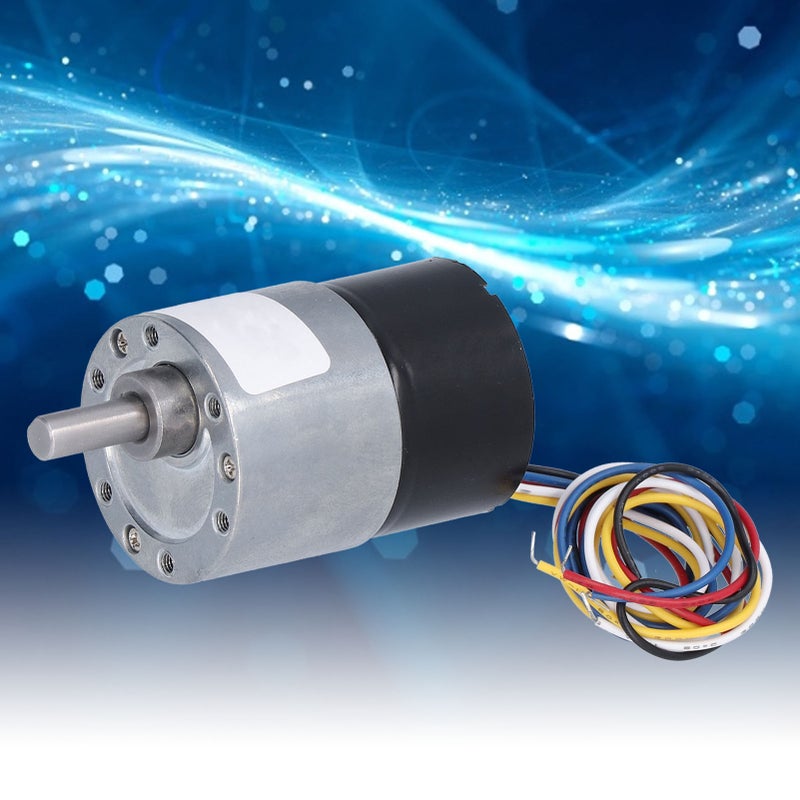 JGB37‑3525 DC 24V Motor High Torsion Speed Reduction Low Noise Reversible Brushless Geared Motor200RPM - Image 5