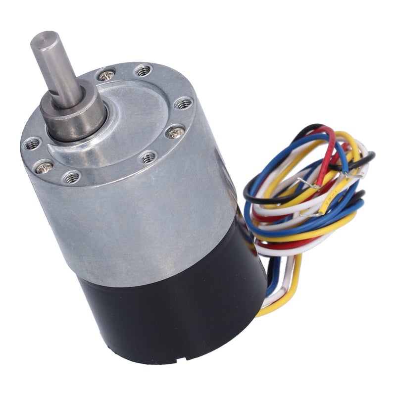 JGB37‑3525 DC 24V Motor High Torsion Speed Reduction Low Noise Reversible Brushless Geared Motor200RPM - Image 1
