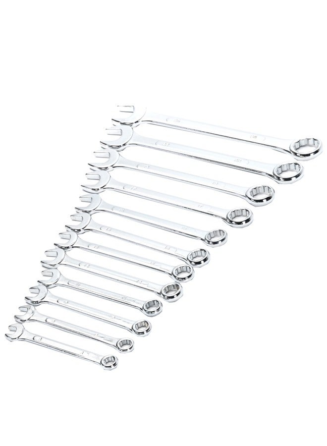 LAWAZIM Combination Spanner Set - 8-24inch, 12 Piece - Ratcheting Wrench Kit with Open-End & Box-End Design, Anti-Slip Grip, High-Torque Mechanism, Compact Carry Case | Ideal for Car, Home & Workshop - Image 3