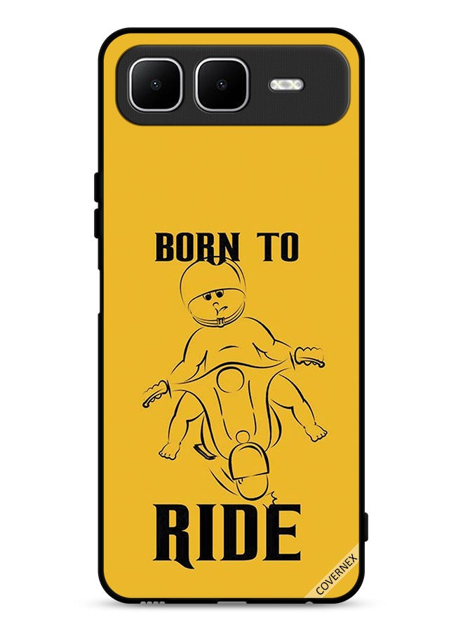 Covernex Infinix Smart 10 Plus Protective Case Cover Born To Ride