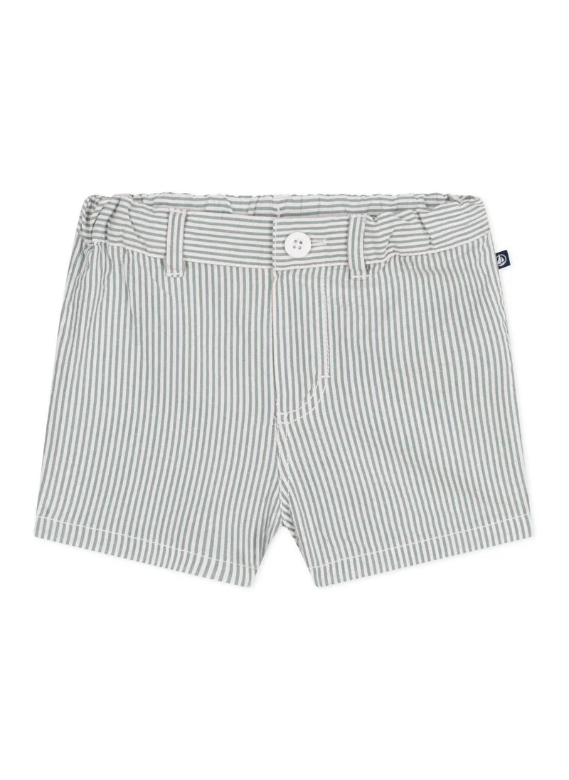 بيتي باتو Babies' stripy seersucker shorts