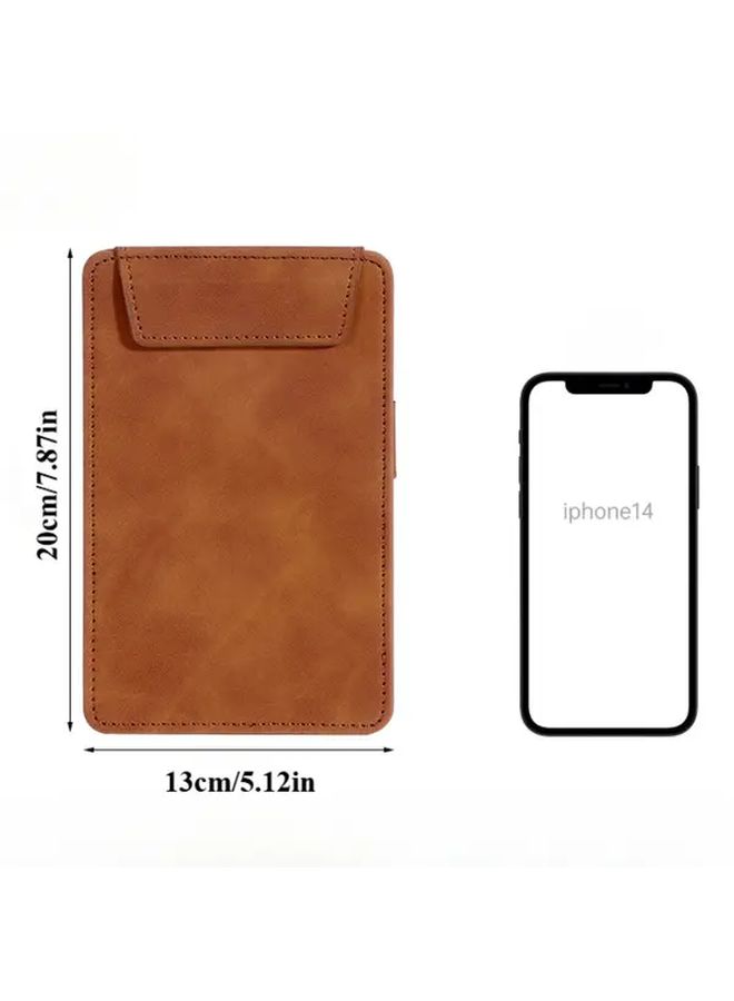 Denim Blue Leather Menu Holder for Restaurant Cafe Order Bill Clip - Image 3