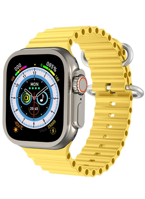 200 mAh Long Battery HW68 Ultra Smartwatch Wireless Charging Large Display Waterproof Bluetooth Full Touchscreen Smart Watch