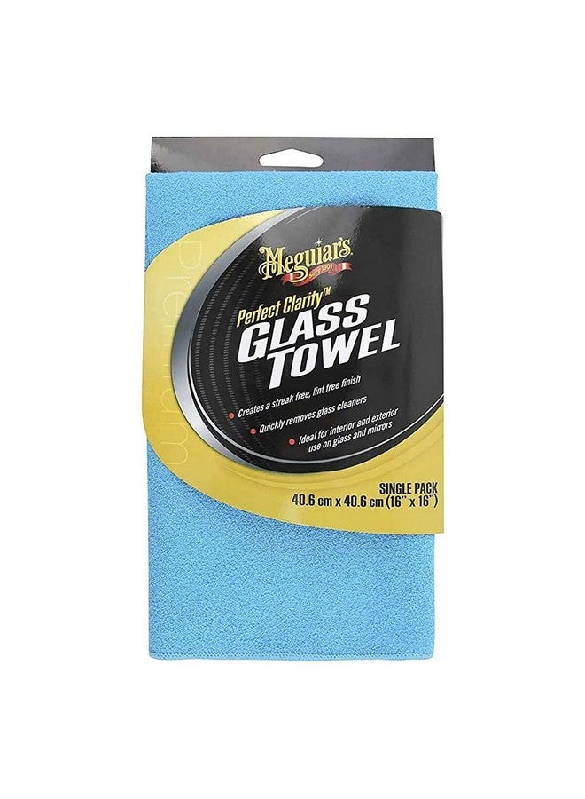 Meguiars Perfect Clarity Streak-Free and Lint-Free Glass Towel Blue 40.6 x 40.6 cm X210300 - Image 1