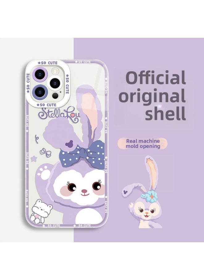 Cartoon Star Dai Lu For Iphone 13promax Phone Case For Iphone12 Transparent 11 Cute XS Couple All Inclusive-Color:Stitch Single-Applicable Model:For Iphone 16 Puls