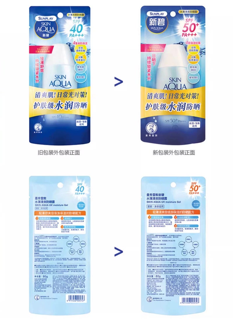SKIN AQUA - ROTHO Water Thin Refreshing Sunscreen Lotion is lightweight and comfortable, refreshing 80g - Image 1