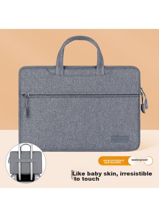Brinch Laptop Bag Handheld Suitable For Men And Women, Huawei Apple 15.6-inch Business Lightweight Notebook Computer Bag - Image 1