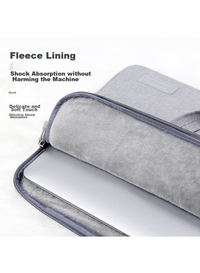 Brinch Laptop Bag Handheld Suitable For Men And Women, Huawei Apple 15.6-inch Business Lightweight Notebook Computer Bag - Image 5