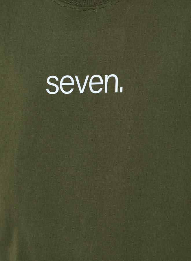 ستايلي تيشيرت واسع بطبعة كتابة - Image 4