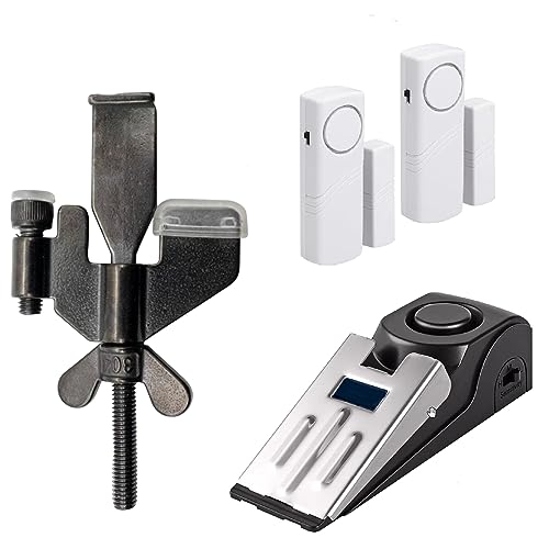 TRUSTELLA All in one Original Trustella Heavy-Duty Portable Door Lock - Stainless Steel Security Tool for Enhanced Safety - Ideal for Home, Travel, Hotels, Apartments - Image 1