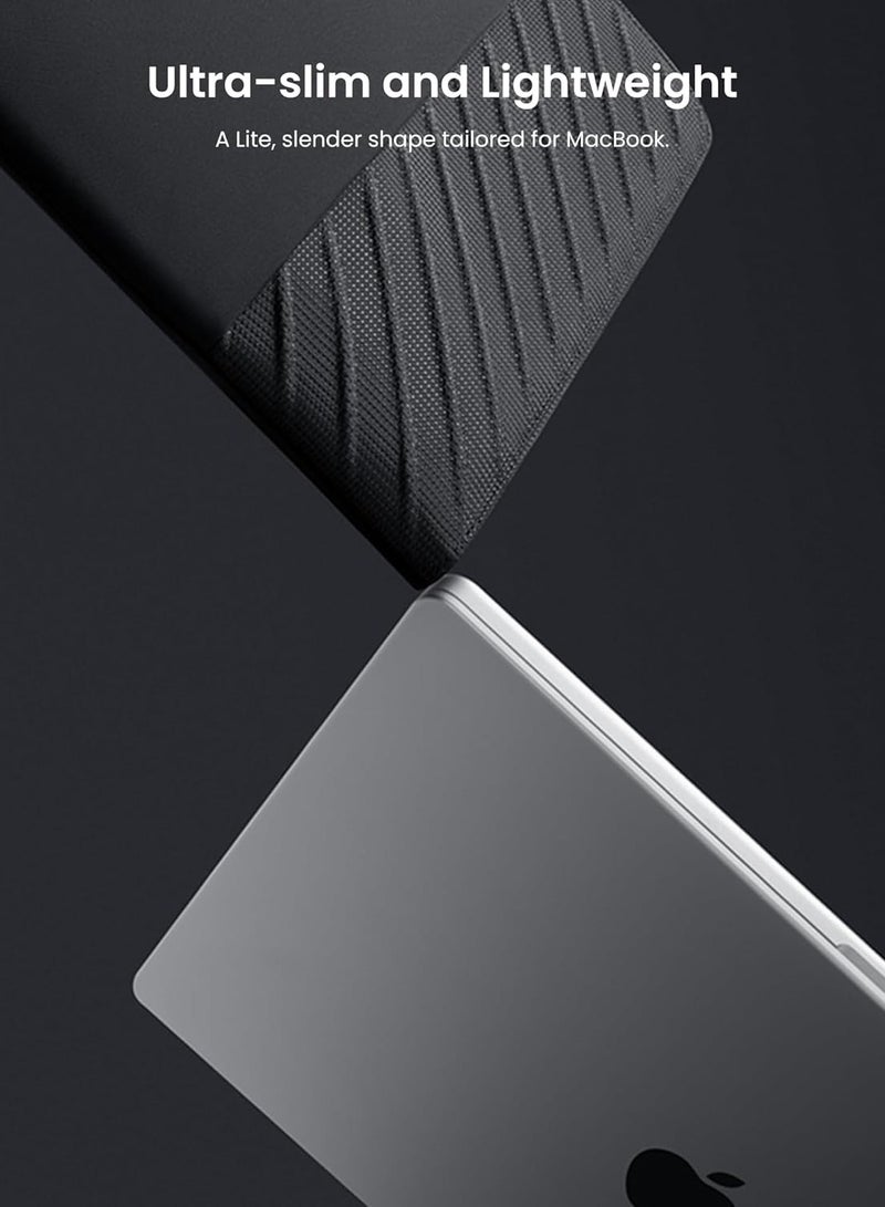 Tomtoc Voyage-A10 16 Inch Laptop Sleeve Case for MacBook Pro M3/M2/M1 Pro/Max (A2991/A2780/A2485/A2141) & MacBook Air M2 A2941 – Eco-Friendly Premium Slim Protective Carry Bag, Shockproof, Water-Resistant - Image 4