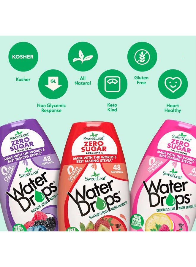 SweetLeaf Water Drops (Strawberry Kiwi, 1.62oz) - Image 5