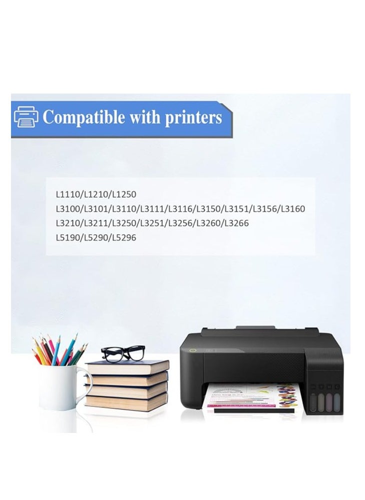 Terabyte 103 Ink Compatible with Epson 103 C13T00S64A Ink Cartridges Bottle Multipack for L1200 L1210 L1250 L3100 L3110 L3111 L3116 L3150 L3151 (4 Pack, BK/C/M/Y)  - Image 2