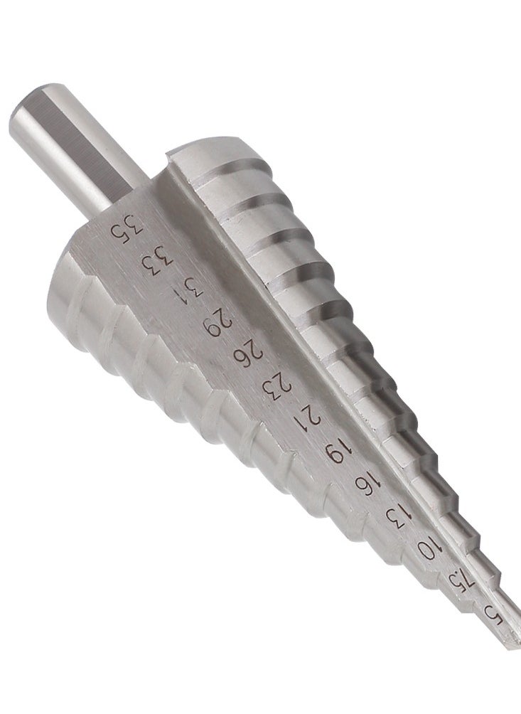KSEIBI HSS Step Drill Bits Set 3-Pc, High-Speed Steel, Precision Tools for Professionals, Ideal for Precision Drilling or Enlarging, Precision Holes, Multiple Diameters, Enlarging Holes, Drilling Metal.  - Image 2