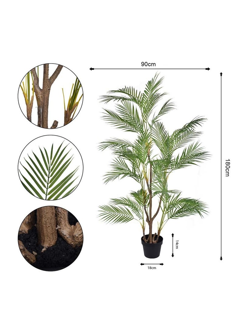 Yatai - Artificial Fake Palm Tree Tropical Palm Leaf Plant 1.8 m - Image 1