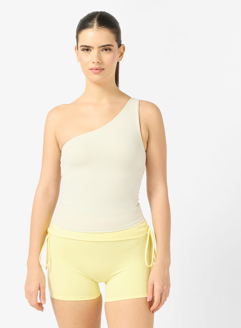 فورورد بلوزة بدون حمالات بكتف واحد - Image 3