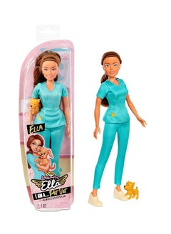 MGA Entertainment Dream Ella | I Am Fashion Doll - Veterinarian | Anime Doll | Fashions & Accessories | Material : Plastic | Character Doll Encourage Kids | Age Group :3+ Years  - Image 1