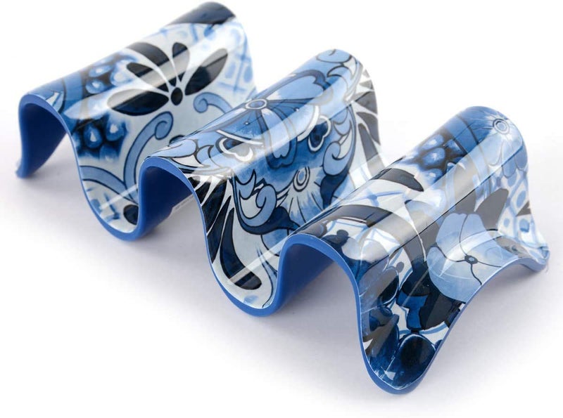 Prepara Prepara Multiple Taco Holder Blue Holds 3 Tacos 