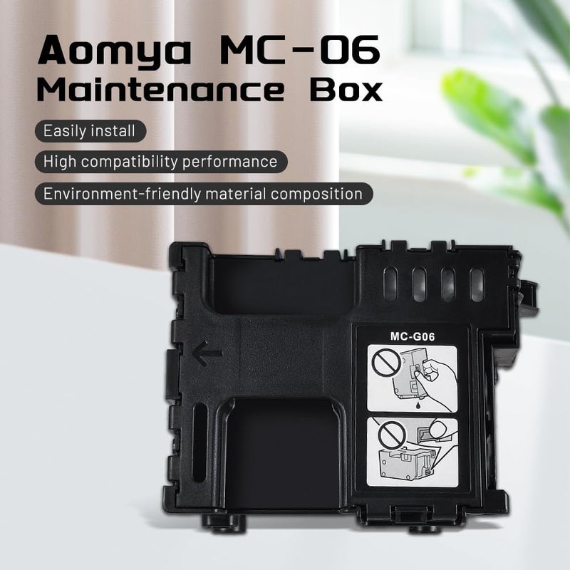 Aomya خرطوشة الصيانة MC-G06 MCG06 لجمع النفايات خزان الحبر النفايات، متوافقة مع طابعات Canon PIXMA TS7720 TR7820 TS6630 TS6730 TS7780A TS7780 TS7650i TS7750i - Image 2