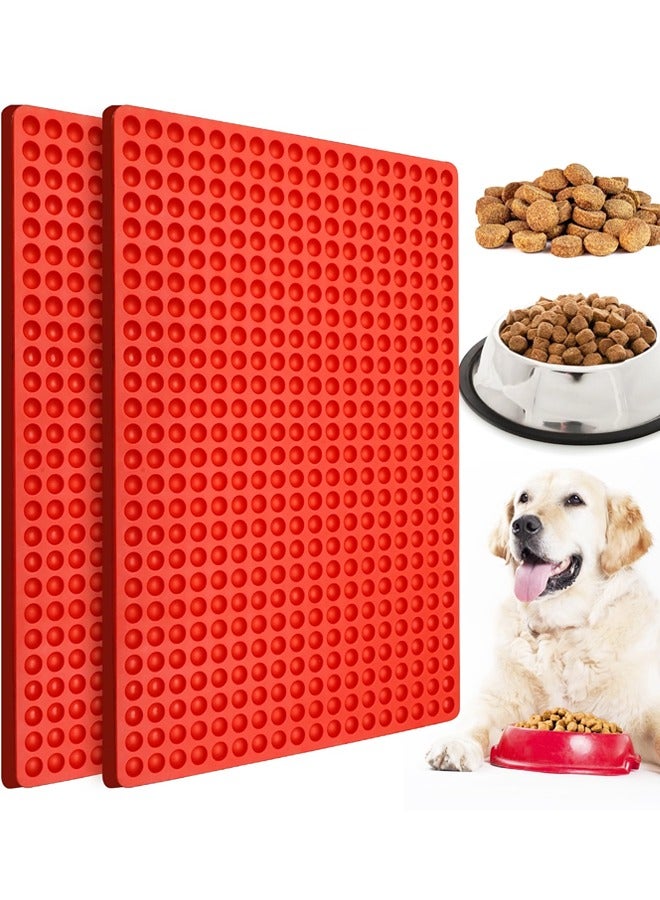 2 Pcs Mini Round Silicone Molds, 468 Cavity Semi Sphere Molds for Homemade Chocolate Chips, Candy, Baking, Dog Training Treats - Image 1