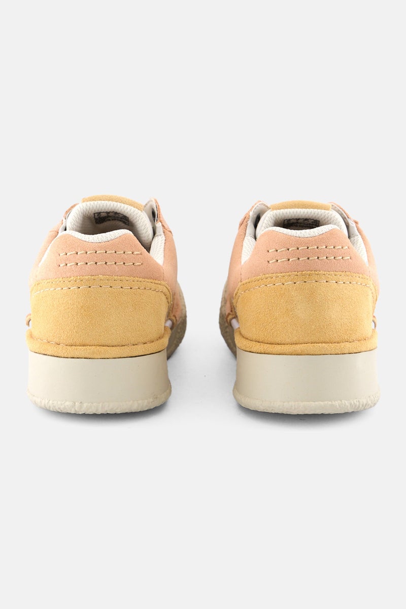 clarks Women Craftcup Court Lace Up Shoes, Pale Peach  - Image 2