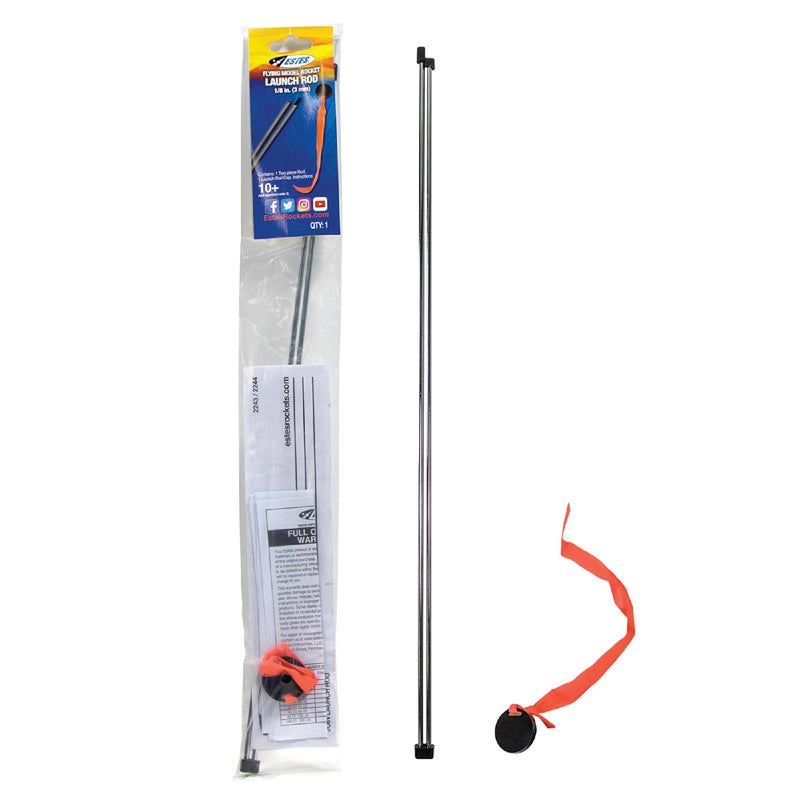 Estes 2243 18Inch TwoPiece Launch Rod FlyingRocketModel Launch Pad Rocket Model Kit Accessories for Ages 10 - Image 2