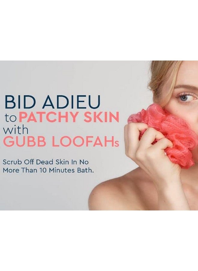 advancedestore Bath Sponge Round Loofah For Women & Men - Pebble - Soft & Fluffy With Multiple Layers of Fibrous Matrix For A Fun Shower Time | Scrub off Dead Skin, Soft Mesh, Gentle Exfoliation-2pcs - Image 4