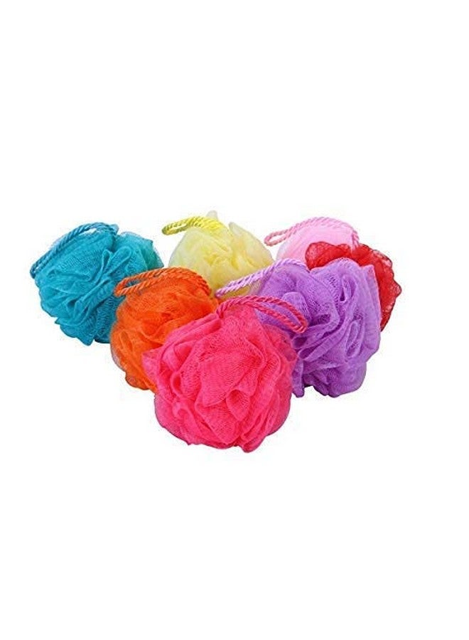 advancedestore Bath Sponge Round Loofah For Women & Men - Pebble - Soft & Fluffy With Multiple Layers of Fibrous Matrix For A Fun Shower Time | Scrub off Dead Skin, Soft Mesh, Gentle Exfoliation-2pcs - Image 1