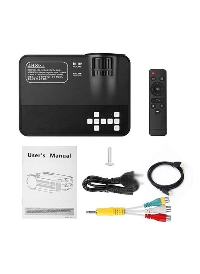Crony - UB-10 PULS Projector Mini LED Projector Home Theater | Black - Image 1
