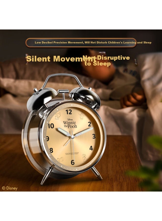 Timess Disney Collaboration Alarm Clock For Students New Cartoon Design With Night Light, Loud Volume, Mechanical Alarm, Bedside Clock, Birthday And New Year Gift For Lazy People - Image 2