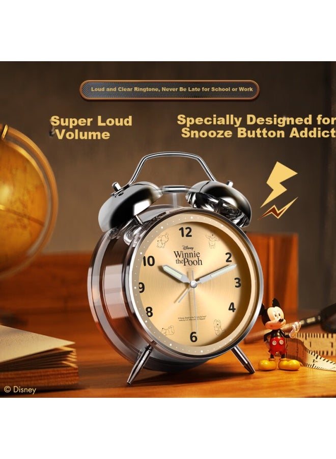 Timess Disney Collaboration Alarm Clock For Students New Cartoon Design With Night Light, Loud Volume, Mechanical Alarm, Bedside Clock, Birthday And New Year Gift For Lazy People - Image 5