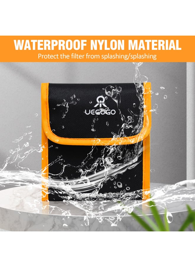 Uegogo Filter Bag Portable Storage Bag Waterproof And Shockproof Filter Bag 1 Pieces 3 Pieces 4 Pieces 6 Pieces 8 Pieces Filter Bag-Color:eight-piece Bag  - Image 4