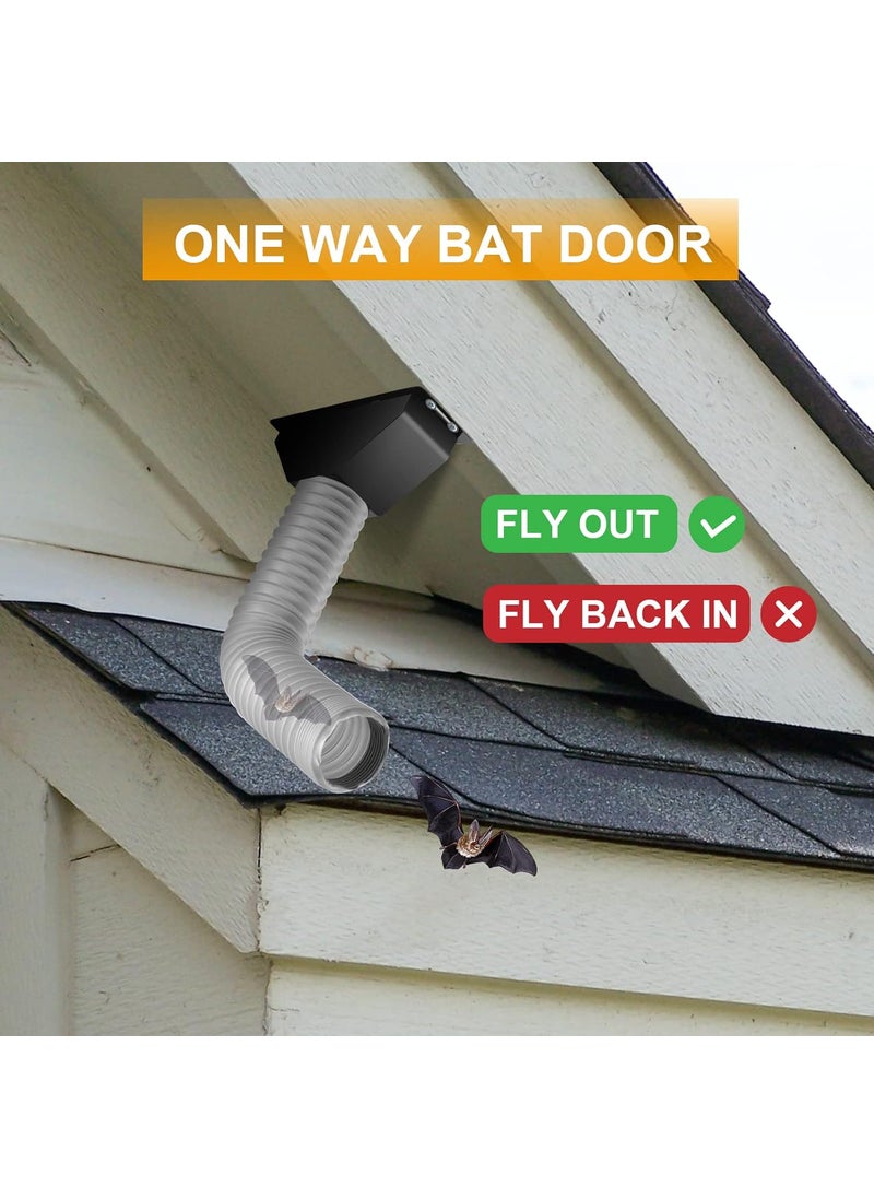 briidea Briidea Bat Exclusion Device Reusable One Way Bat Door Get Rid of Bats in Your Home Attic  - Image 2