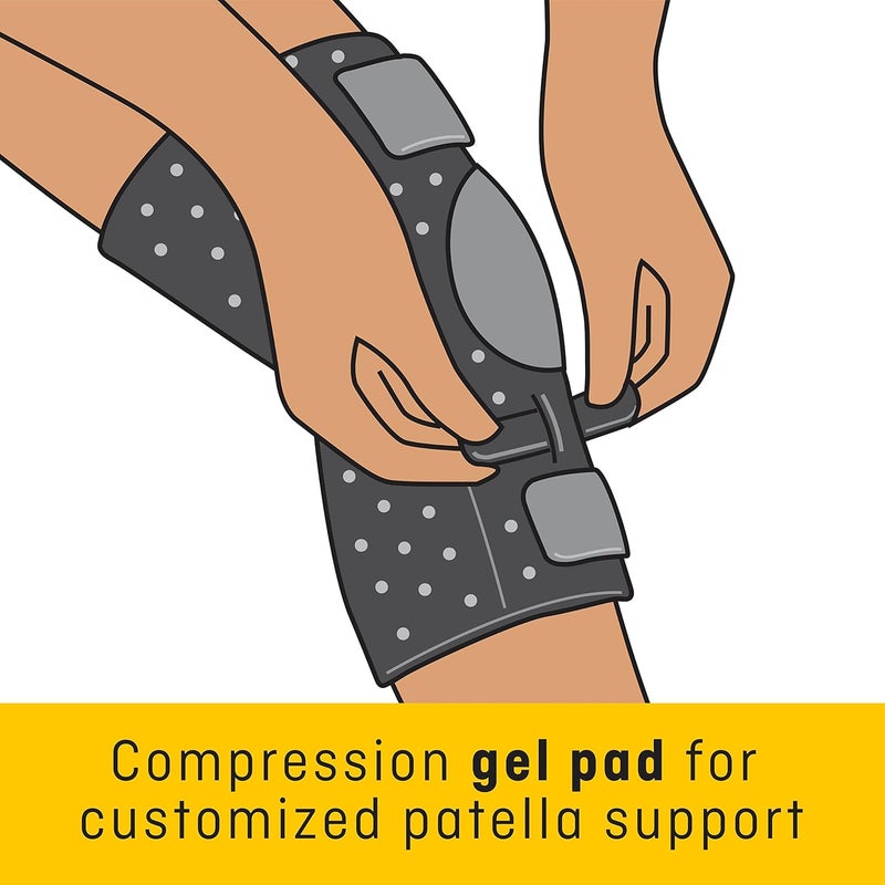 Futuro Performance Compression Knee Support - Adjustable Comfort for Everyday Activities - Black - Image 5
