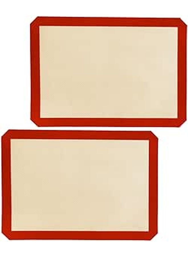 Reusable Silicone Baking Mats 30x20cm Nonstick Oven Safe Pastry Dough Rolling Mat - Image 1