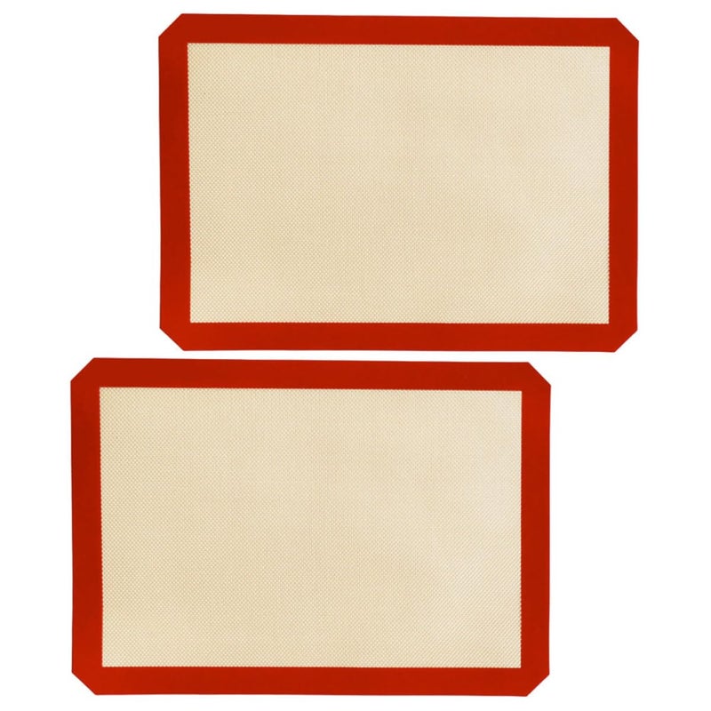 Reusable Silicone Baking Mats 30x20cm Nonstick Oven Safe Pastry Dough Rolling Mat - Image 2