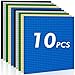 Pokiiulk Classic Baseplates Building PlatesPack of 10 Large 10 x 10 Building Bricks Compatible with All Major Brands and Activity Table Perfect STEM Gift for Builders Age 3 Multicolored - Image 2