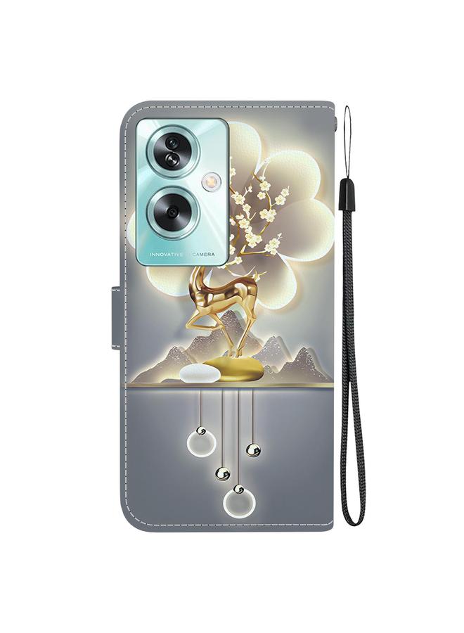 erorex Case For OPPO A79 Global Crystal Texture Colored Drawing Leather Phone Case - Image 3